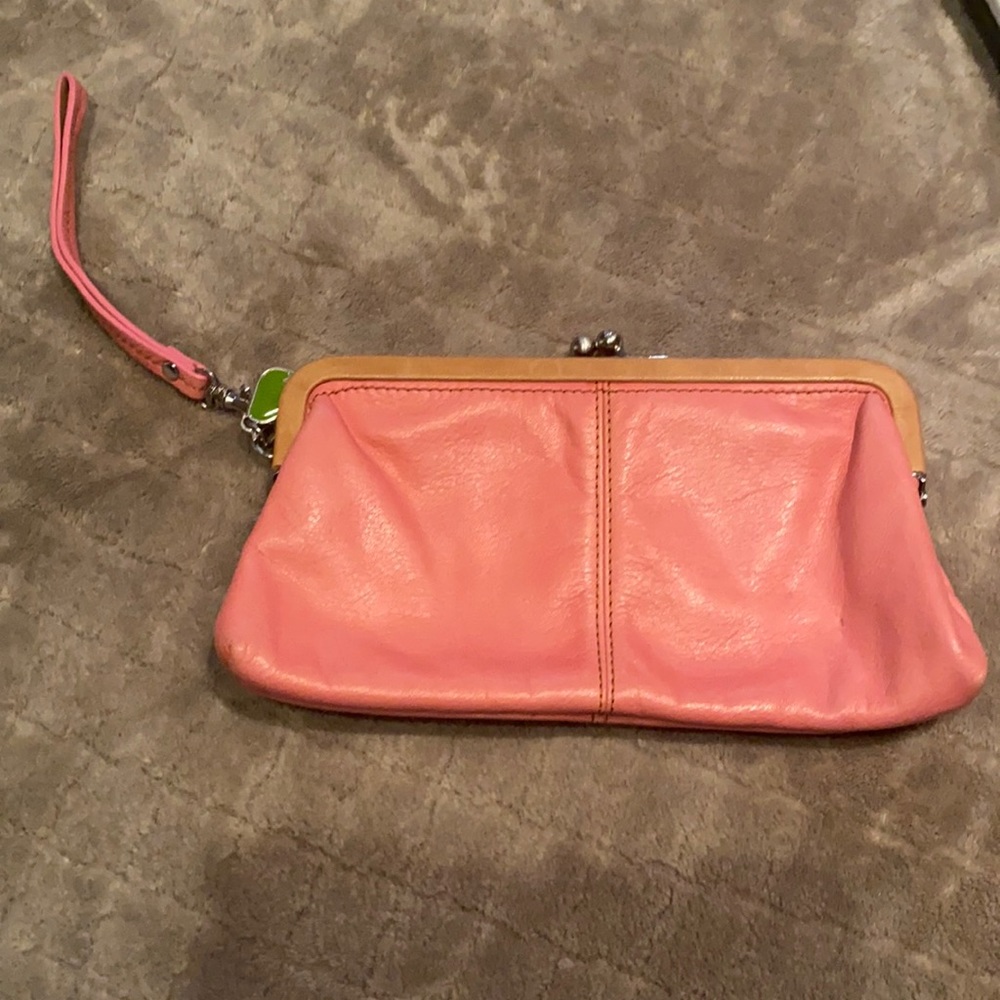 Liz Claiborne leather clutch